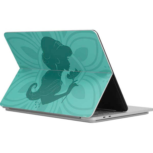 Disney Aladdin Princess Jasmine Silhouette Flower Surface Laptop Studio Skin